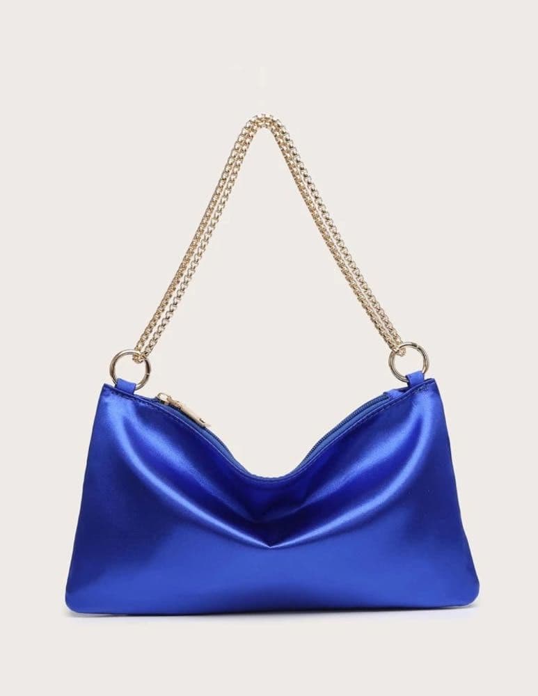 حقيبة سهرة أنيقة للنساء من الحرير  الساتان 