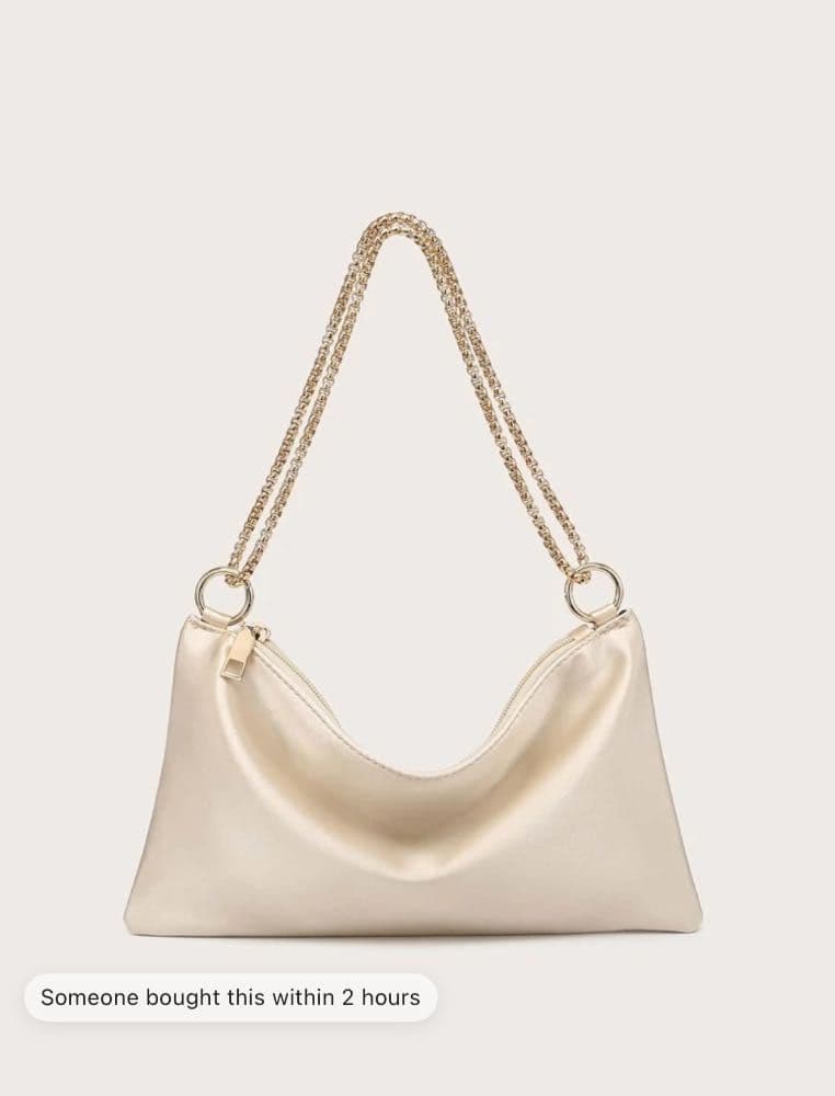 حقيبة سهرة أنيقة للنساء من الحرير  الساتان 