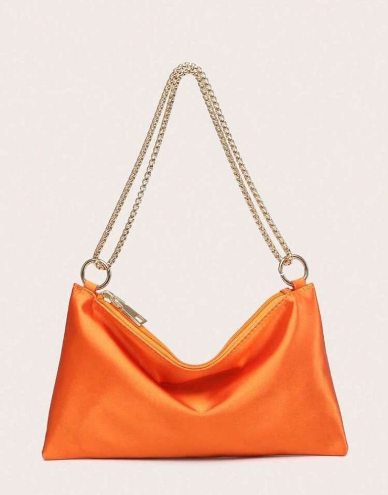 حقيبة سهرة أنيقة للنساء من الحرير  الساتان 