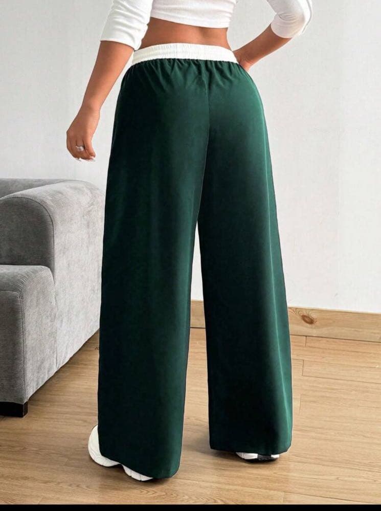 بنطلون كاجوال فضفاض برباط  بمقاسات كبيرة بألوان متعددة